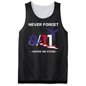 Never Forget September 11 2001 Memorial Day American Flag Mesh Reversible Basketball Jersey Tank