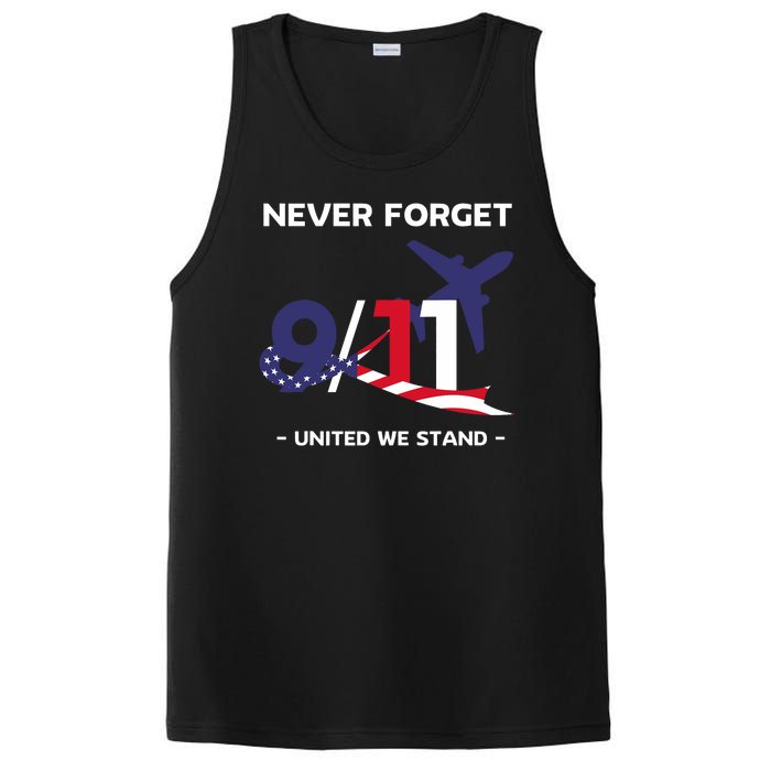 Never Forget September 11 2001 Memorial Day American Flag PosiCharge Competitor Tank