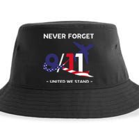 Never Forget September 11 2001 Memorial Day American Flag Sustainable Bucket Hat