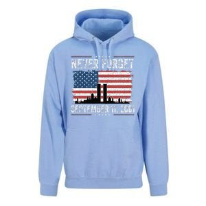 Never Forget September 11 2001 Memorial Day American Flag Gift Unisex Surf Hoodie