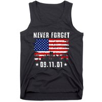 Never Forget September 11 2001 Memorial Day Tank Top