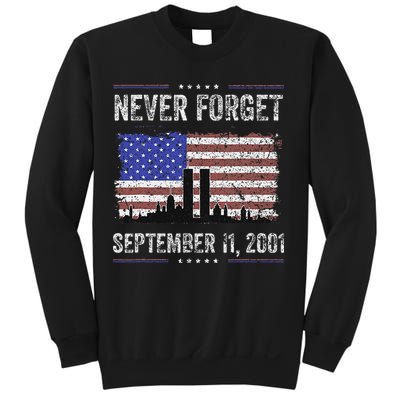 Never Forget September 11 2001 Memorial Day Sweatshirt