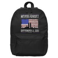 Never Forget September 11 2001 Memorial Day 16 in Basic Backpack