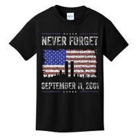 Never Forget September 11 2001 Memorial Day Kids T-Shirt