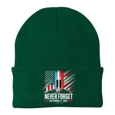 Never Forget September 11 2001 Memorial Day Knit Cap Winter Beanie