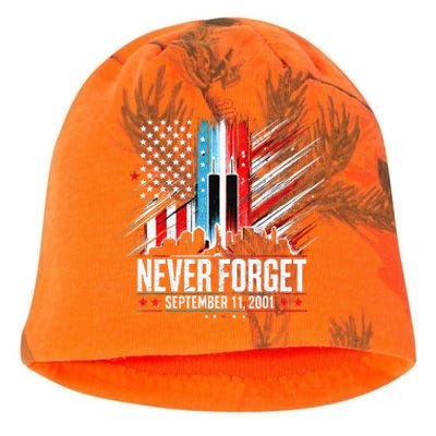 Never Forget September 11 2001 Memorial Day Kati - Camo Knit Beanie