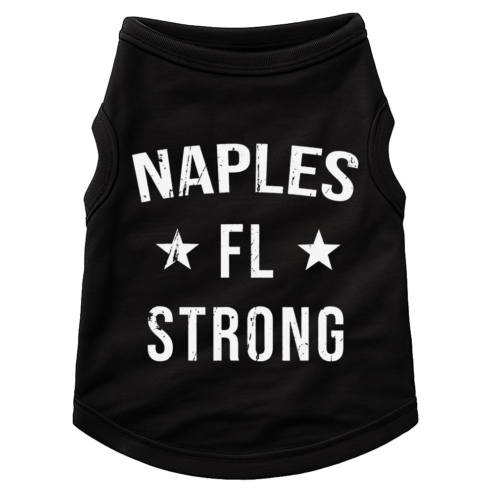 Naples FL Strong Hometown Souvenir Vacation Florida Doggie Tank