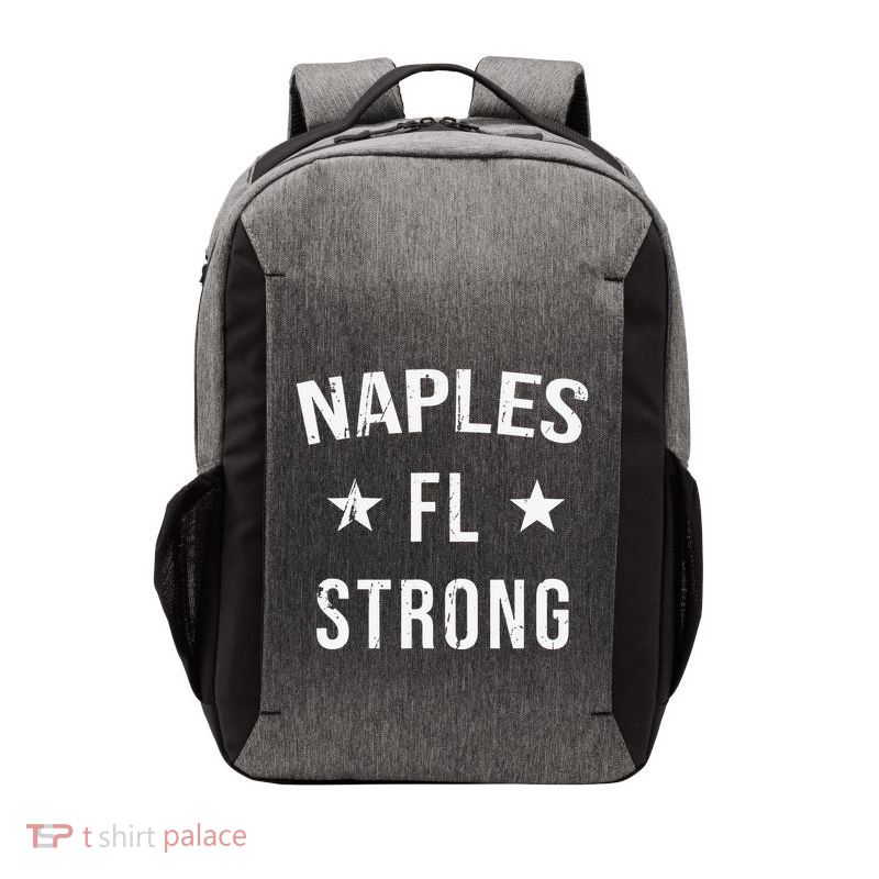 Naples FL Strong Hometown Souvenir Vacation Florida Vector Backpack