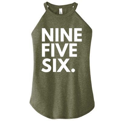 NINE FIVE SIX Area Code 956 Laredo TX Texas USA Women’s Perfect Tri Rocker Tank