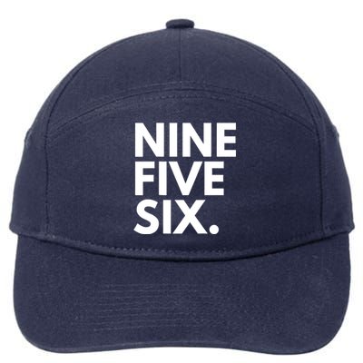 NINE FIVE SIX Area Code 956 Laredo TX Texas USA 7-Panel Snapback Hat