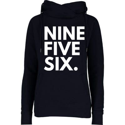 NINE FIVE SIX Area Code 956 Laredo TX Texas USA Womens Funnel Neck Pullover Hood