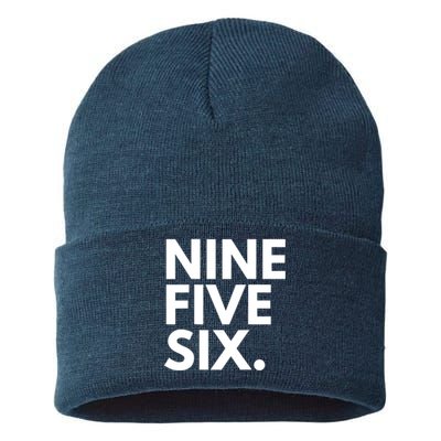 NINE FIVE SIX Area Code 956 Laredo TX Texas USA Sustainable Knit Beanie