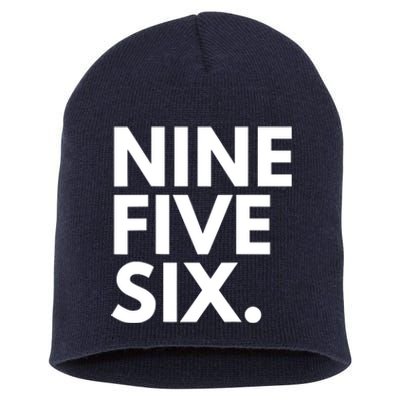 NINE FIVE SIX Area Code 956 Laredo TX Texas USA Short Acrylic Beanie