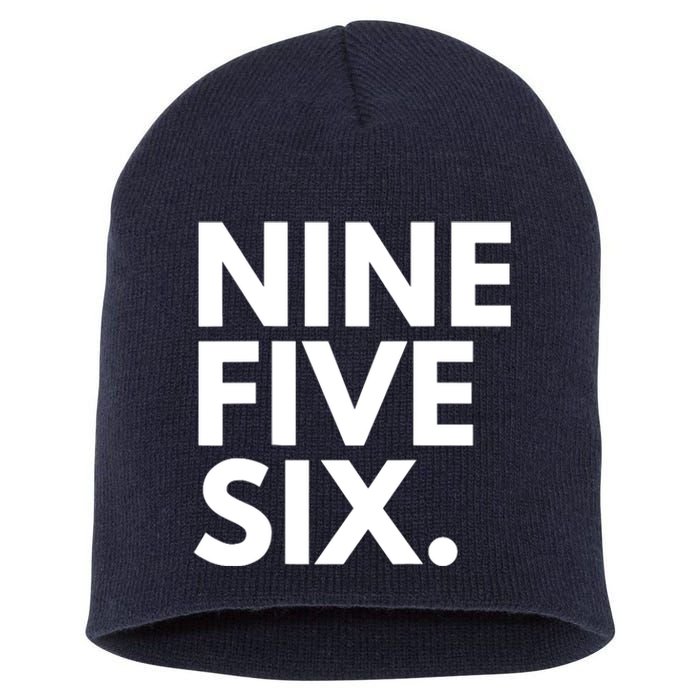 NINE FIVE SIX Area Code 956 Laredo TX Texas USA Short Acrylic Beanie