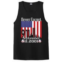 Never Forget September 11 2001 Memorial Day American Flag PosiCharge Competitor Tank