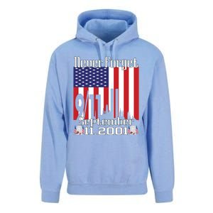 Never Forget September 11 2001 Memorial Day American Flag Unisex Surf Hoodie