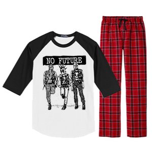 No Future Superhero Punk Raglan Sleeve Pajama Set