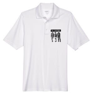 No Future Superhero Punk Men's Origin Performance Pique Polo