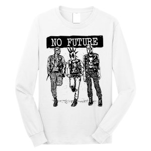 No Future Superhero Punk Long Sleeve Shirt