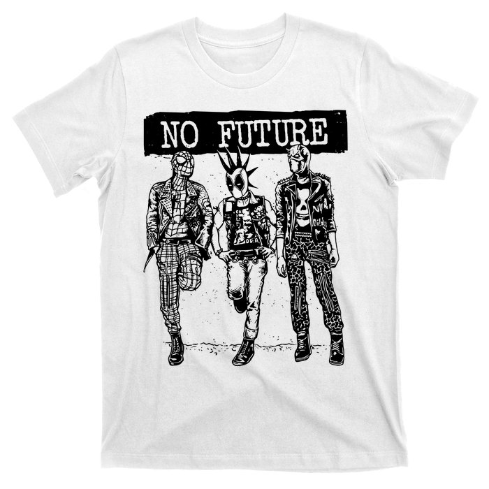 No Future Superhero Punk T-Shirt