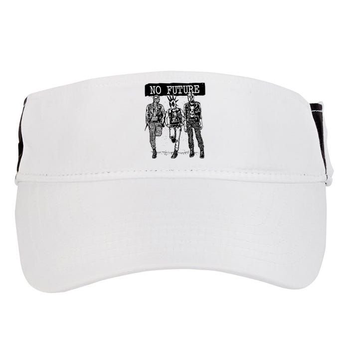 No Future Superhero Punk Adult Drive Performance Visor