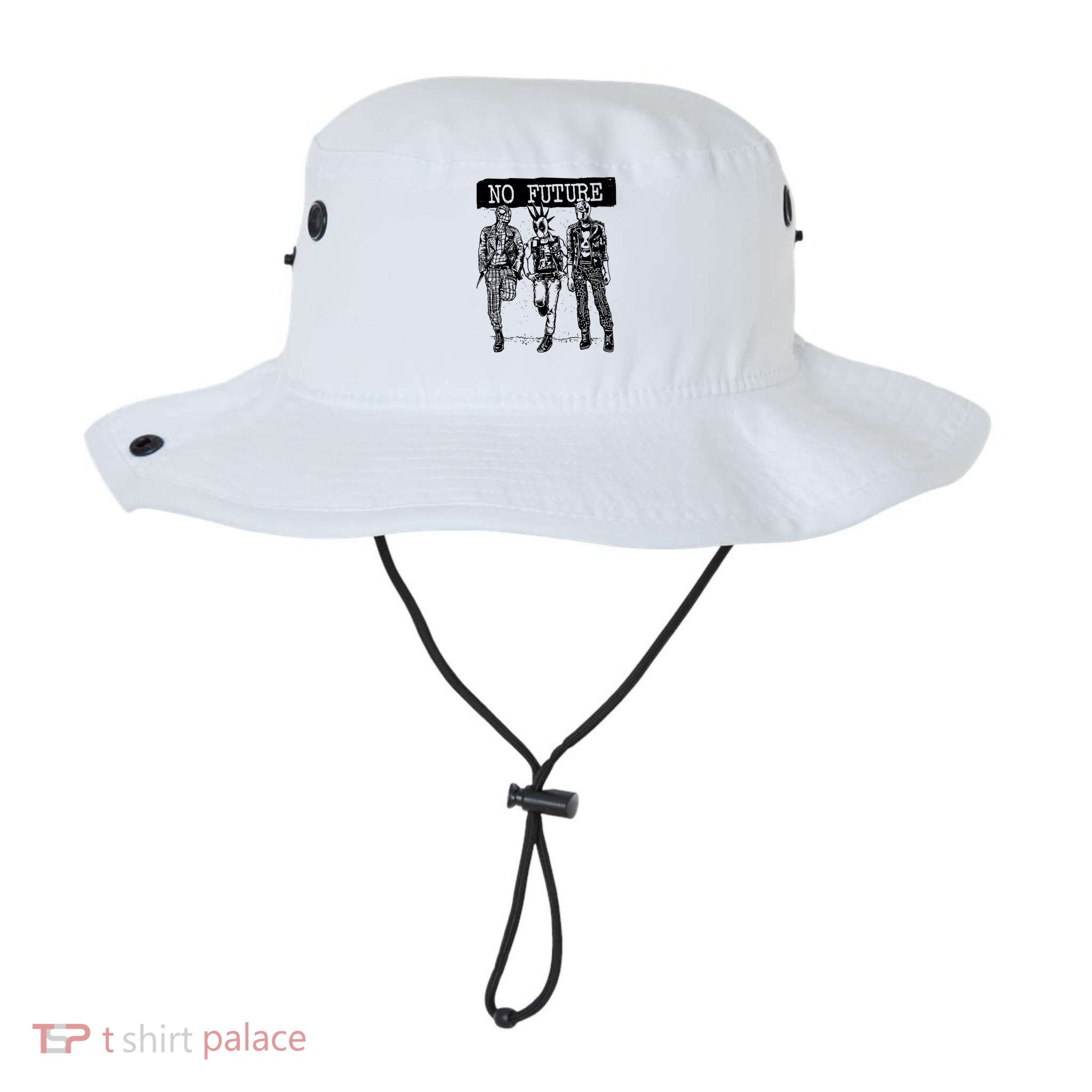 No Future Superhero Punk Bucket Hat