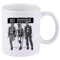 No Future Superhero Punk 11oz C Handle Ceramic Mug