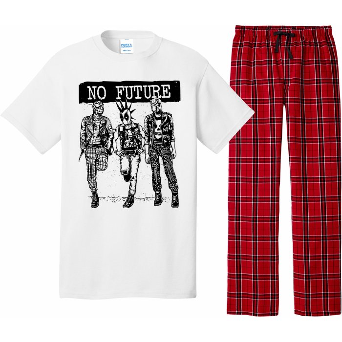 No Future Superhero Punk Pajama Set