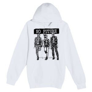 No Future Superhero Punk Premium Pullover Hoodie