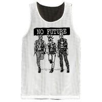 No Future Superhero Punk Mesh Reversible Basketball Jersey Tank