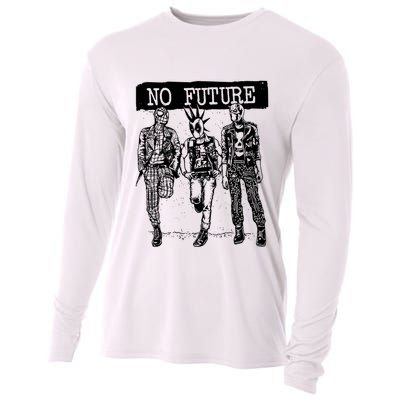 No Future Superhero Punk Cooling Performance Long Sleeve Crew