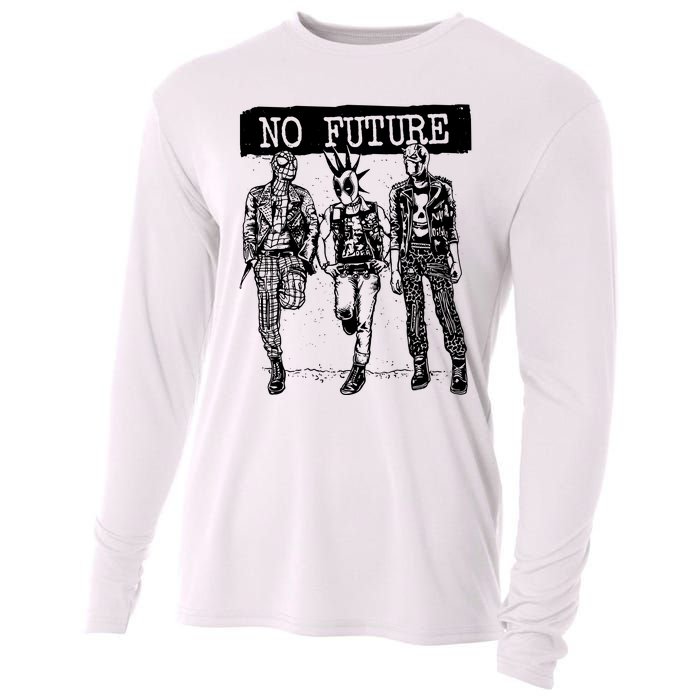 No Future Superhero Punk Cooling Performance Long Sleeve Crew