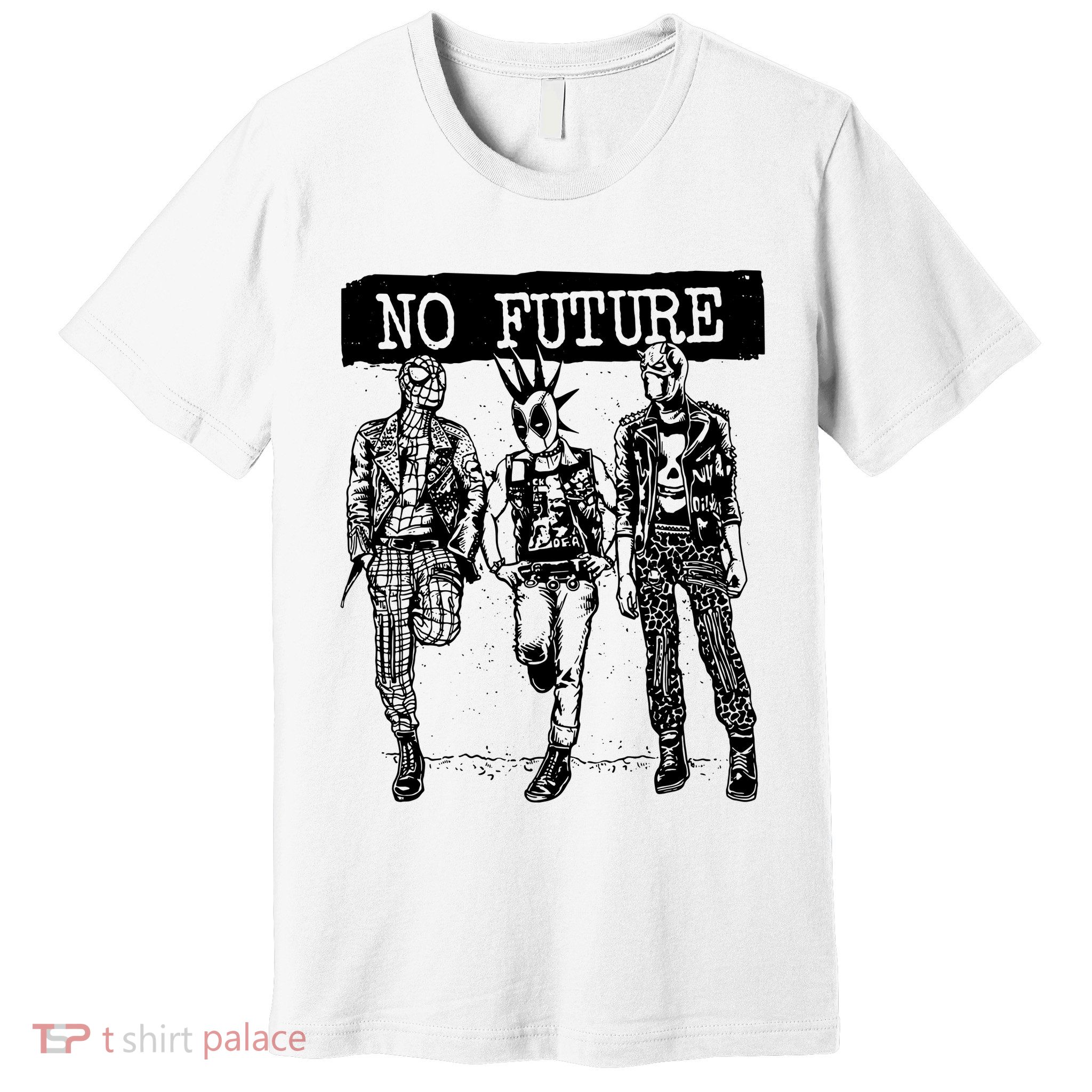 No Future Superhero Punk Premium T-Shirt