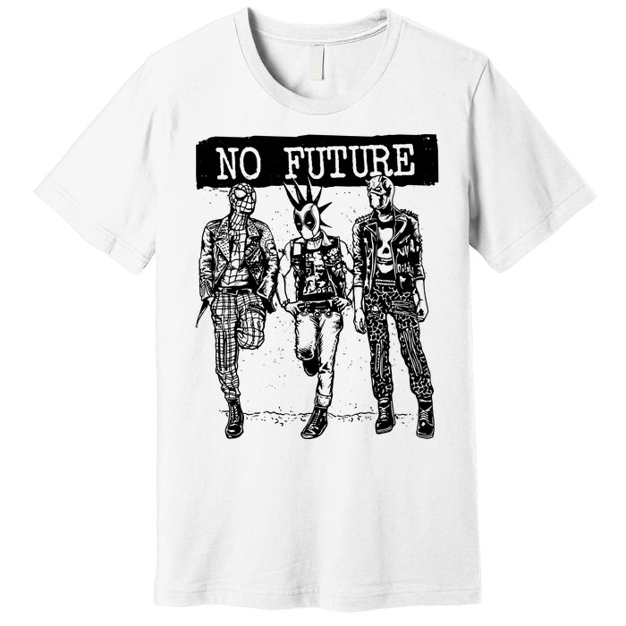 No Future Superhero Punk Premium T-Shirt