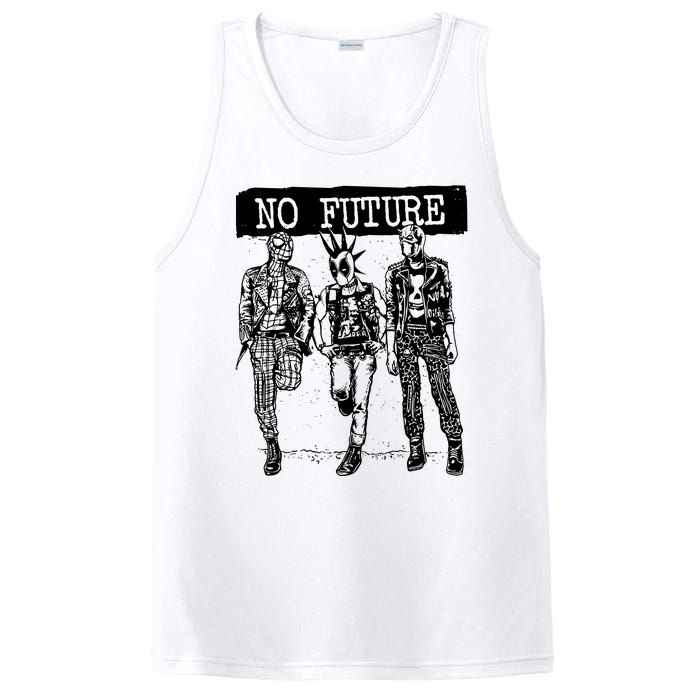 No Future Superhero Punk PosiCharge Competitor Tank