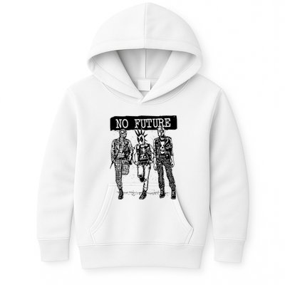 No Future Superhero Punk Kids Hoodie