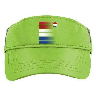 Nederland Flag Sport Logo Adult Drive Performance Visor