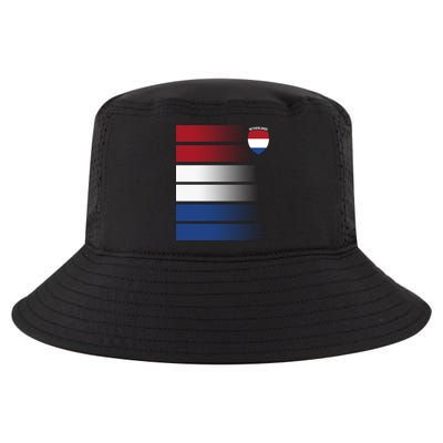Nederland Flag Sport Logo Cool Comfort Performance Bucket Hat