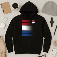 Nederland Flag Sport Logo Hoodie