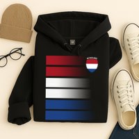 Nederland Flag Sport Logo Hoodie