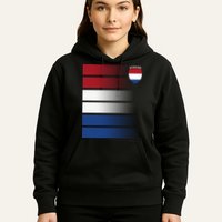 Nederland Flag Sport Logo Hoodie