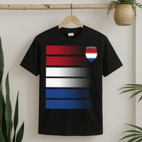 Nederland Flag Sport Logo T-Shirt