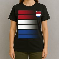 Nederland Flag Sport Logo T-Shirt
