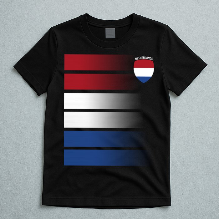 Nederland Flag Sport Logo T-Shirt