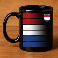 Nederland Flag Sport Logo 11oz C Handle Ceramic Mug