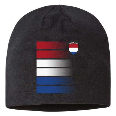 Nederland Flag Sport Logo Sustainable Beanie