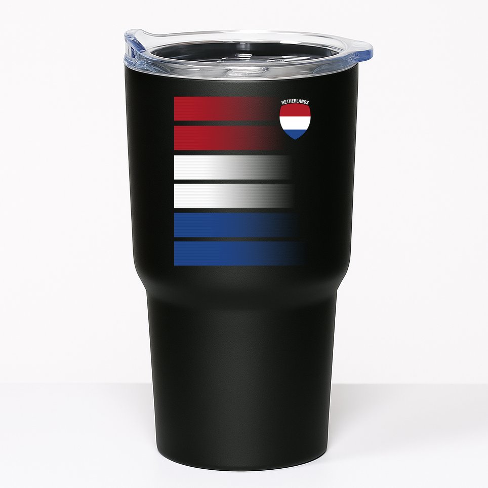 Nederland Flag Sport Logo Tumbler