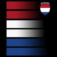 Nederland Flag Sport Logo Premium T-Shirt