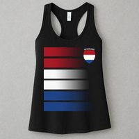 Nederland Flag Sport Logo Womens Tank Top