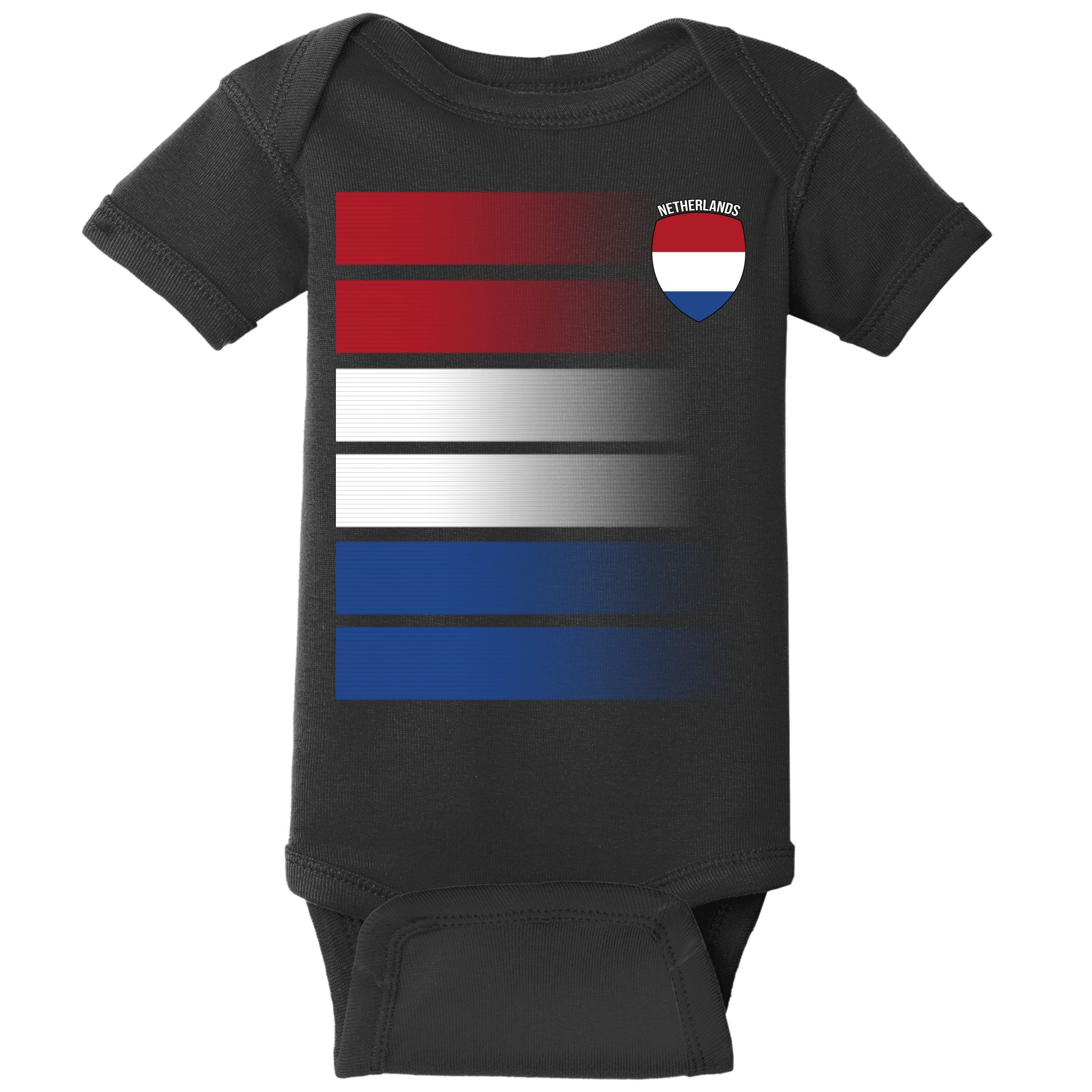 Nederland Flag Sport Logo Baby Bodysuit